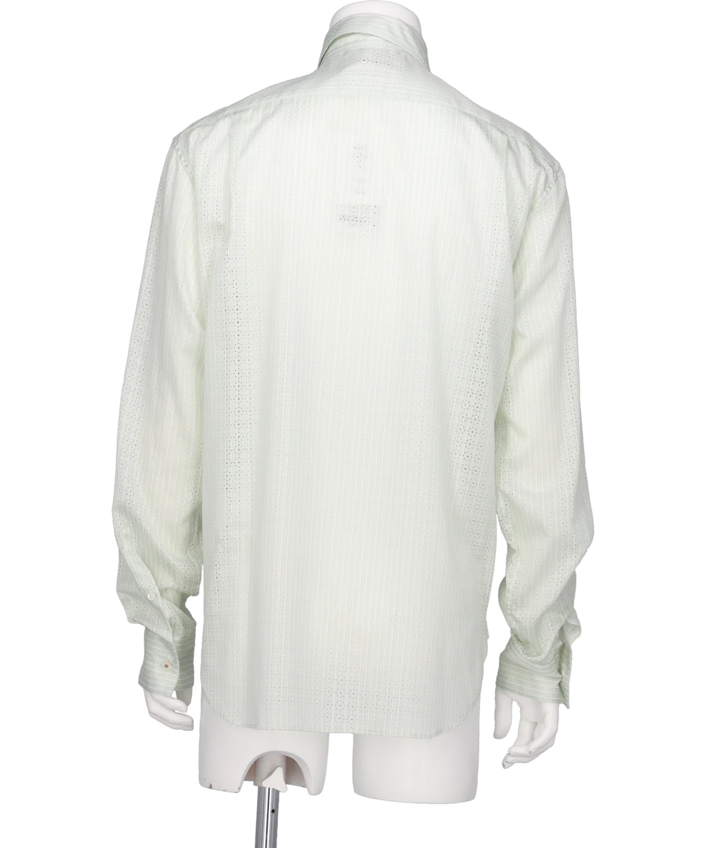 “PUNCHING STRIPE” W-PKT DRESSL-S SHIRT