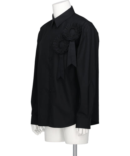 RUFFLE ROSETTE CLASSIC SHIRT