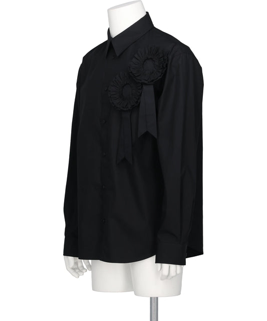 RUFFLE ROSETTE CLASSIC SHIRT