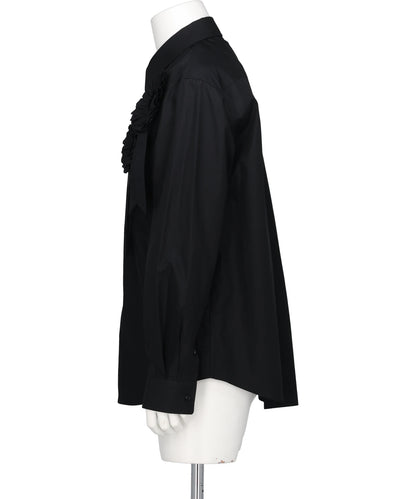 RUFFLE ROSETTE CLASSIC SHIRT