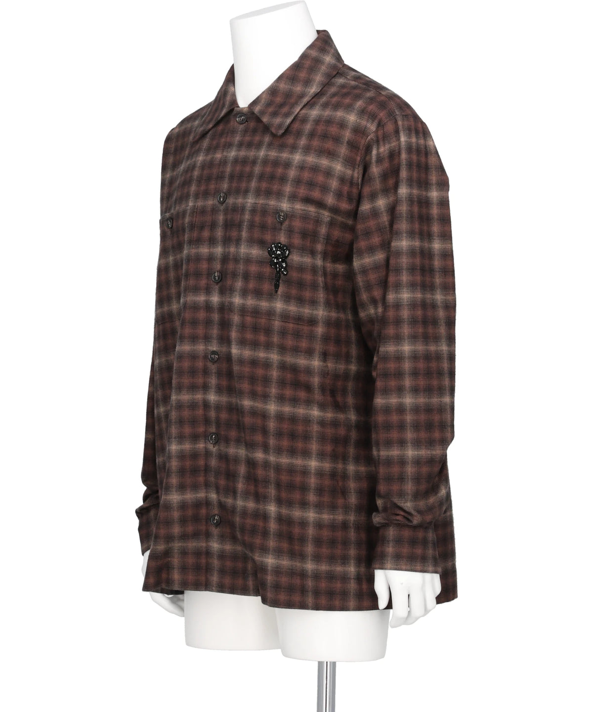 MILITARY FLANNEL SHIRT W/ EMB