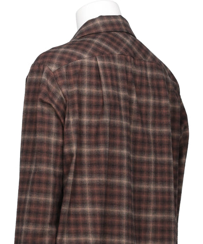 MILITARY FLANNEL SHIRT W/ EMB