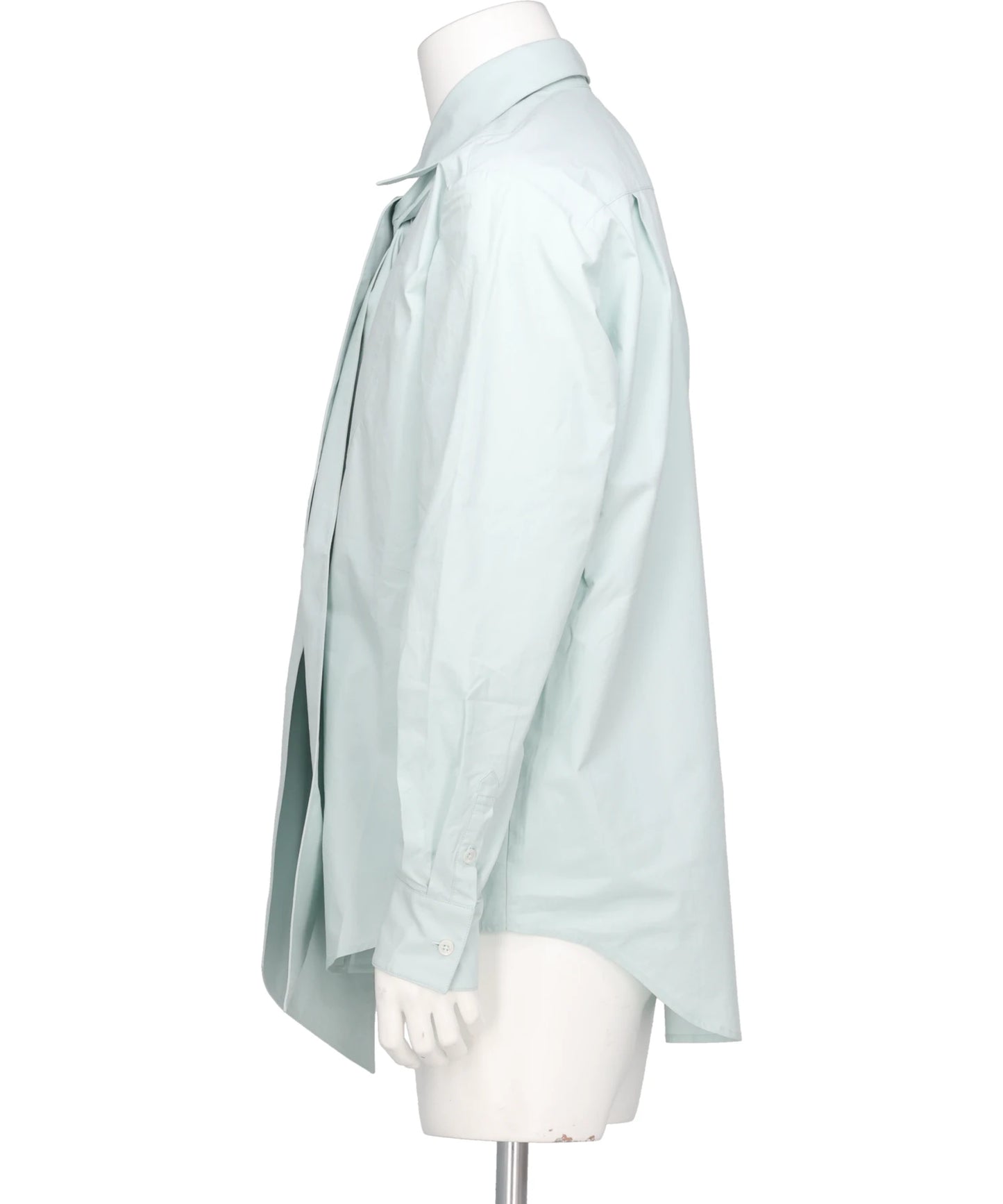 DETACHABLE RIBBON COLLAR SHIRT