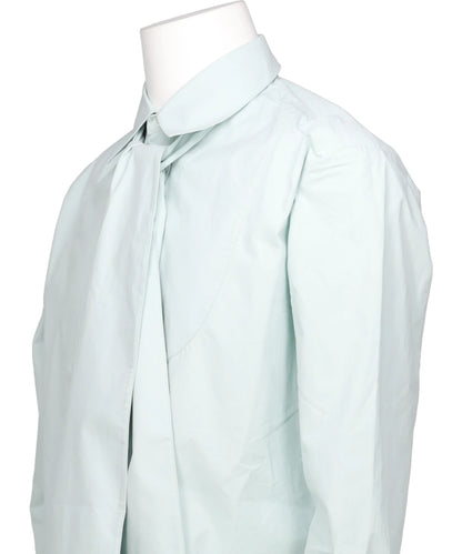 DETACHABLE RIBBON COLLAR SHIRT