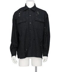amok(アモク)DAMAGE BEADS SHIRT