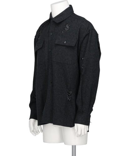 DAMAGE BEADS SHIRT