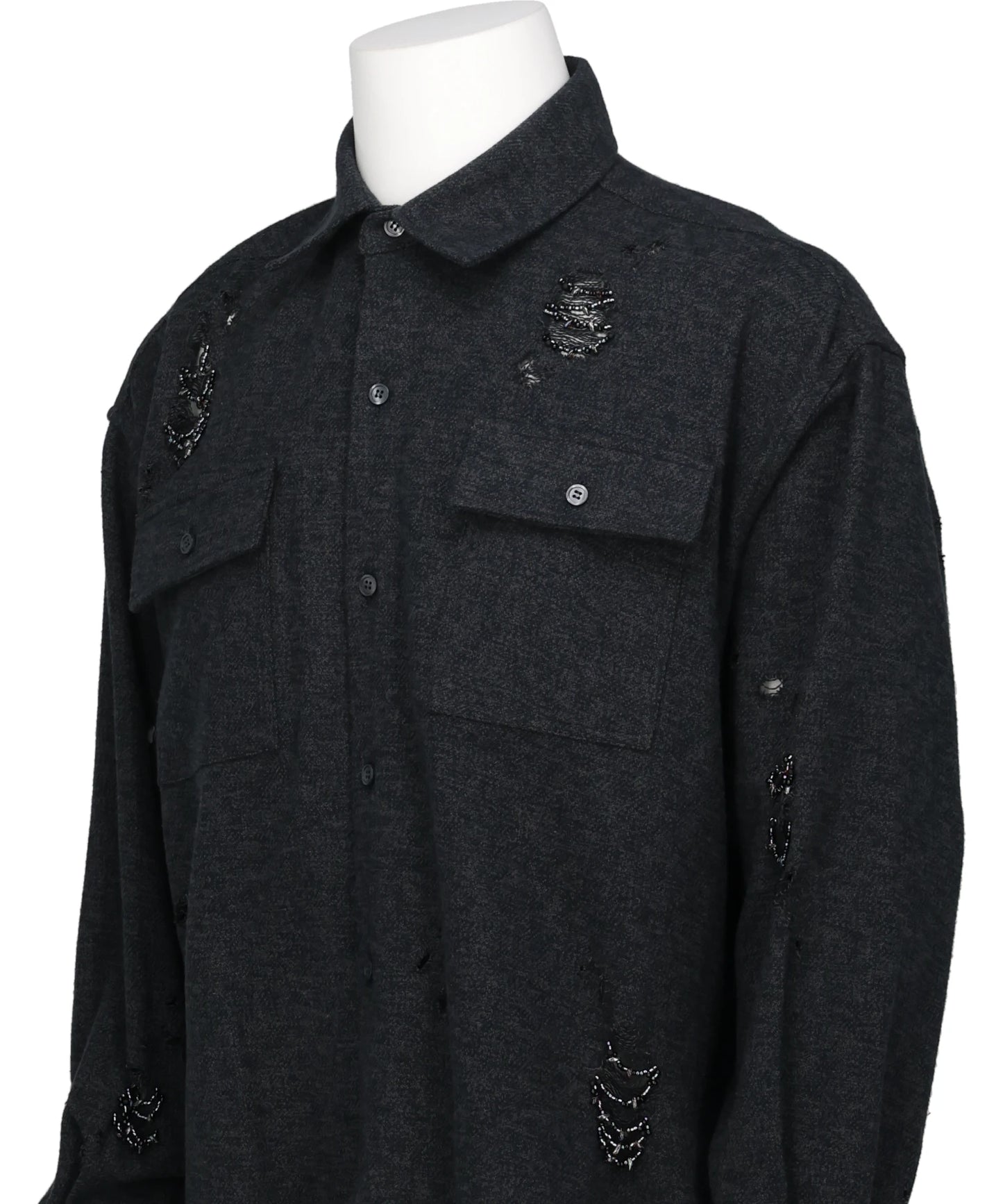DAMAGE BEADS SHIRT