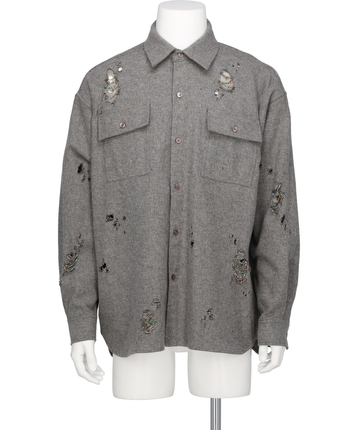 amok(アモク)DAMAGE BEADS SHIRT