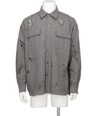 amok(アモク)DAMAGE BEADS SHIRT