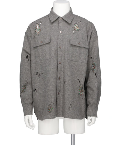 amok(アモク)DAMAGE BEADS SHIRT