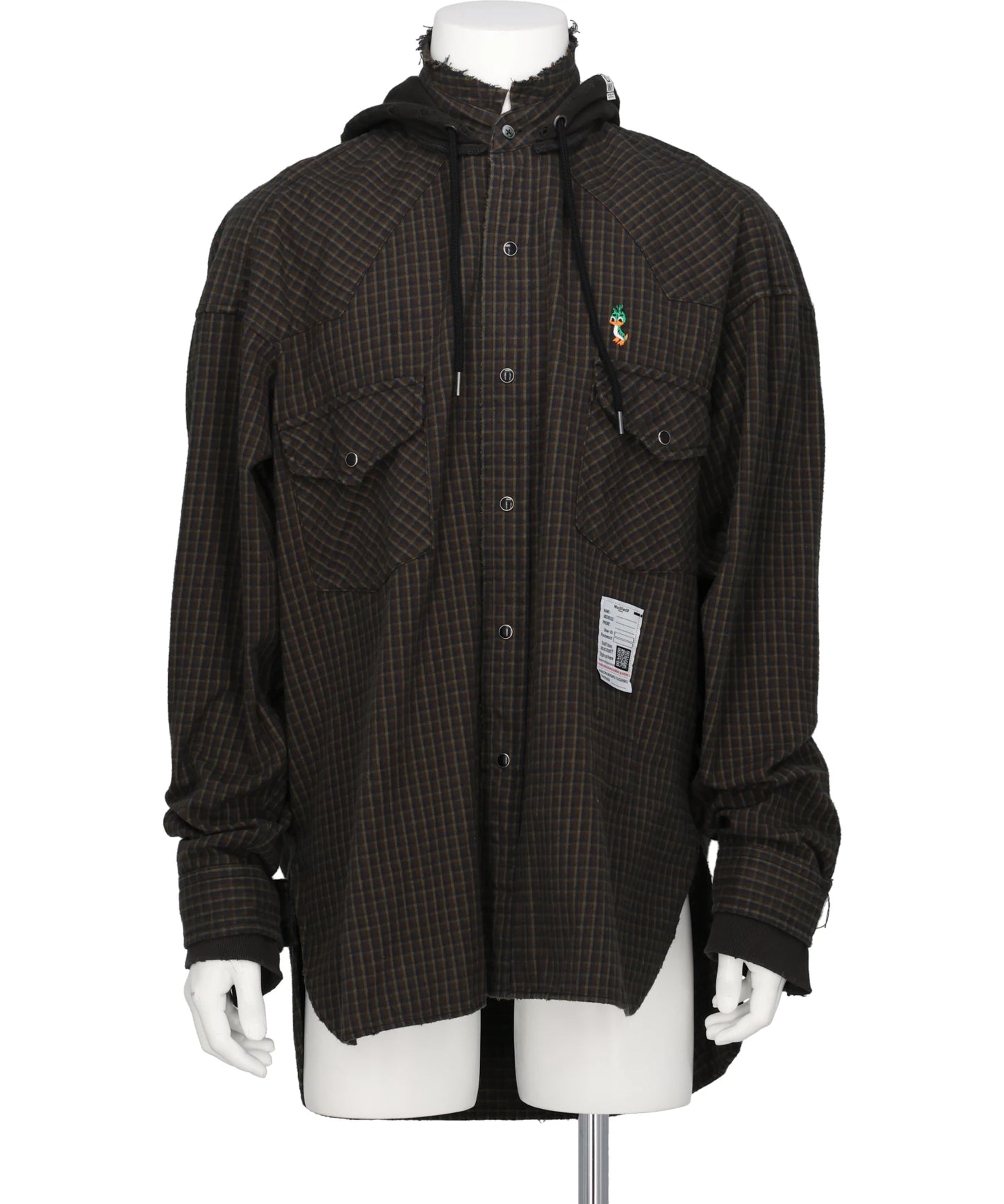 Maison MIHARA YASUHIRO(メゾンミハラヤスヒロ) 2026AW SWEAT HOODIE L/S SHIRTS J17SH182