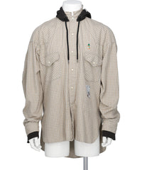 Maison MIHARA YASUHIRO(メゾンミハラヤスヒロ) 2026AW SWEAT HOODIE L/S SHIRTS J17SH182