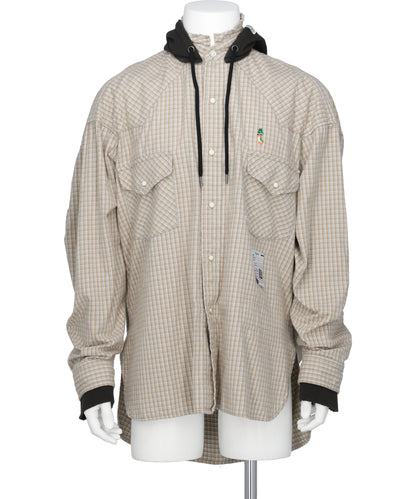 Maison MIHARA YASUHIRO(メゾンミハラヤスヒロ) 2026AW SWEAT HOODIE L/S SHIRTS J17SH182