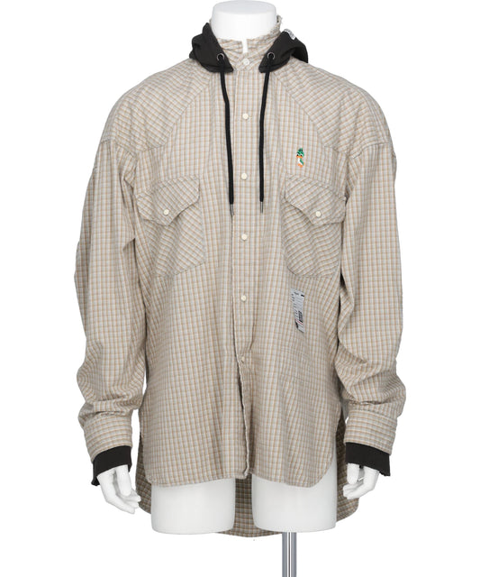 Maison MIHARA YASUHIRO(メゾンミハラヤスヒロ) 2026AW SWEAT HOODIE L/S SHIRTS J17SH182