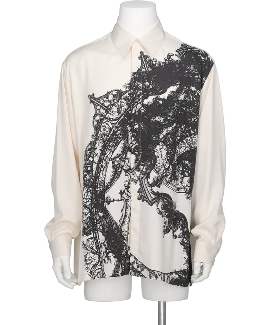 TAAKK(ターク)ORNAMENT PRINT SHIRTS