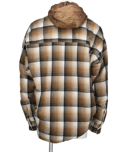 HOODED CHECK SHIRT