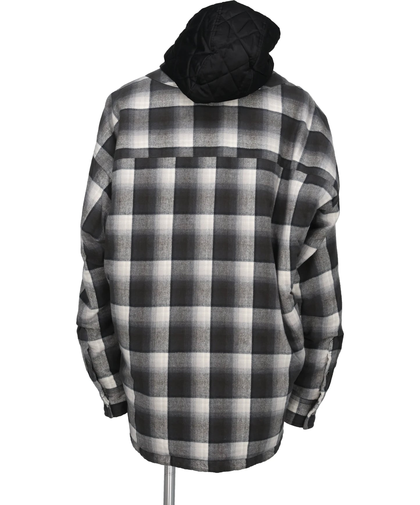 HOODED CHECK SHIRT