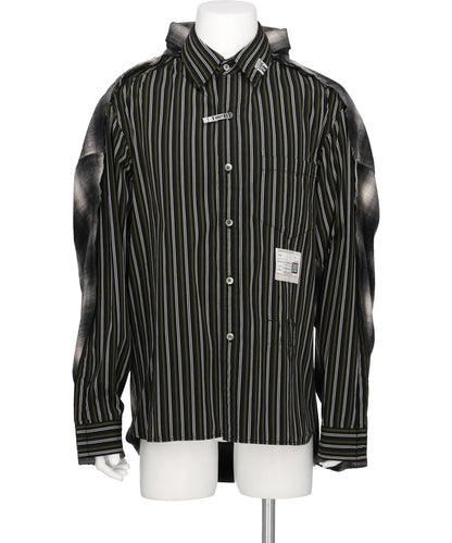  Maison MIHARA YASUHIRO(メゾンミハラヤスヒロ) 2026AW COMBINED CHECK × STRIPE SHIRT A17SH083