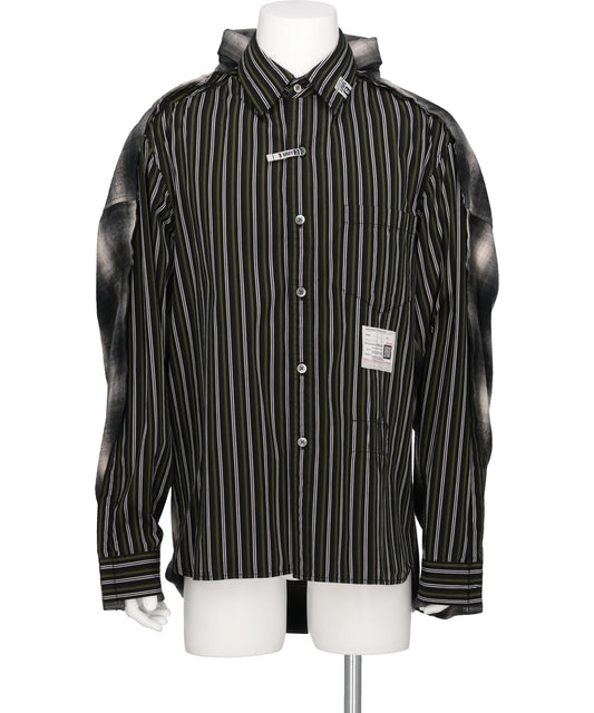  Maison MIHARA YASUHIRO(メゾンミハラヤスヒロ) 2026AW COMBINED CHECK × STRIPE SHIRT A17SH083