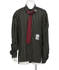 Maison MIHARA YASUHIRO(メゾンミハラヤスヒロ) 2026AW ATTACHED TIE L/S SHIRTS　J17SH187