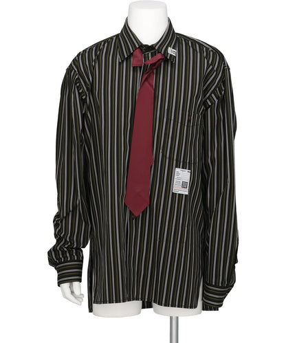 Maison MIHARA YASUHIRO(メゾンミハラヤスヒロ) 2026AW ATTACHED TIE L/S SHIRTS　J17SH187