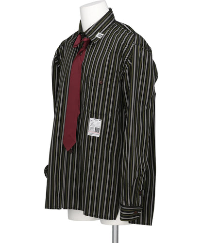 ATTACHED TIE L/S SHIRTS