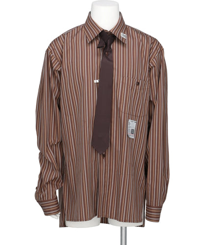 ATTACHED TIE L/S SHIRTS