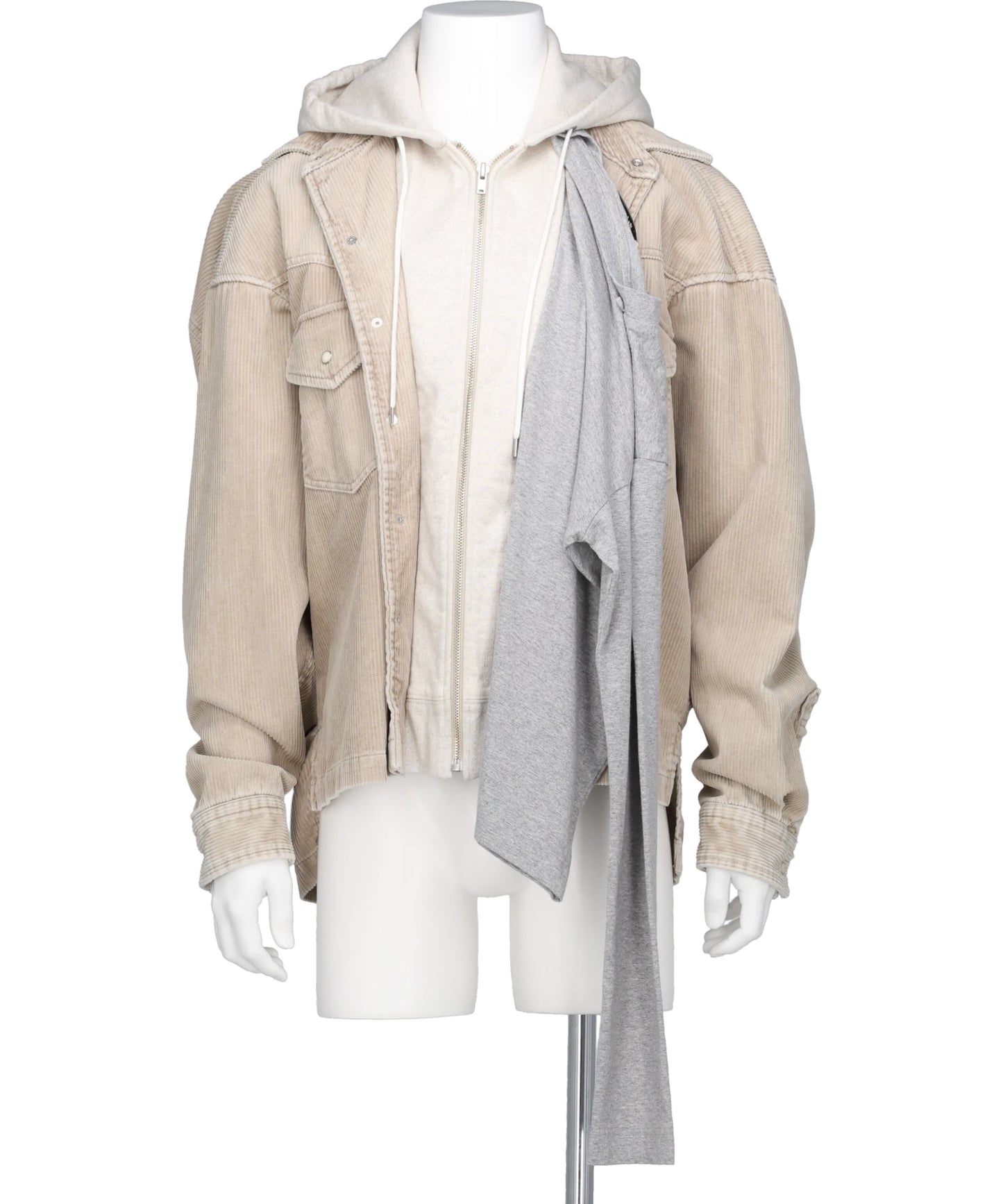 Maison MIHARA YASUHIRO(メゾンミハラヤスヒロ) 2026AW TRIPLE LAYERED SHIRT A17SH086