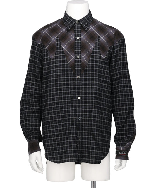DAIRIKU（ダイリク）"DANNY"CHECK WESTERN OVER SHIRT