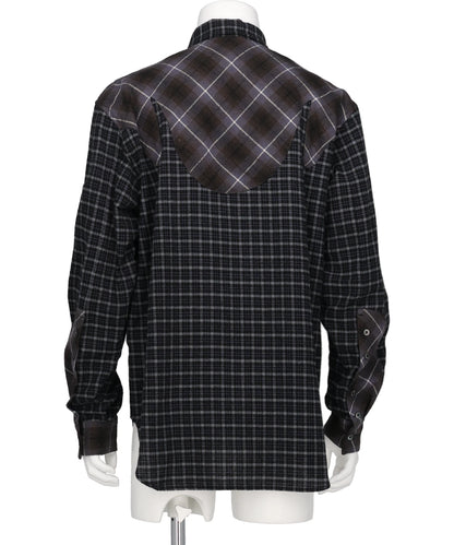 "DANNY"CHECK WESTERN OVER SHIRT