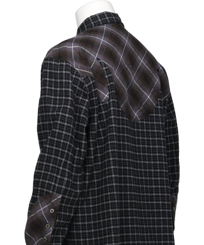 "DANNY"CHECK WESTERN OVER SHIRT