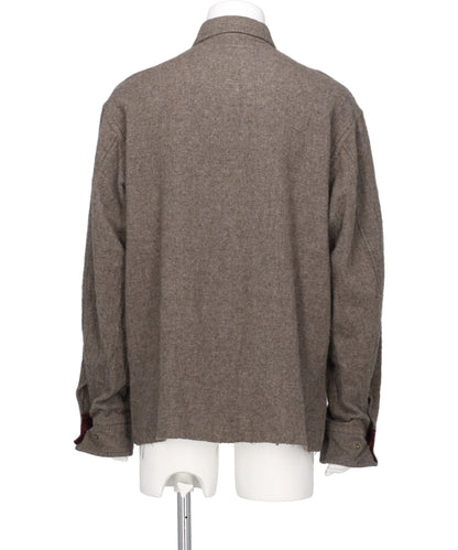 GARMENT FULLING OVER SHIRT