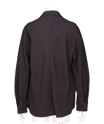 DOLMAN SLEEVE TOP WITH PEAKED LAPEL