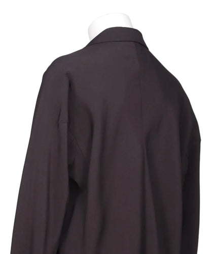 DOLMAN SLEEVE TOP WITH PEAKED LAPEL