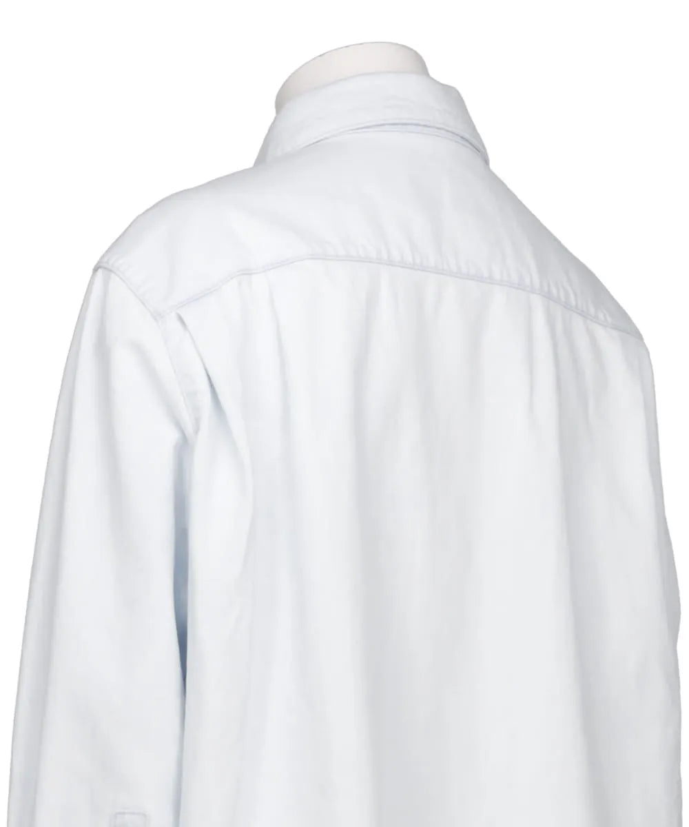 DENIM SHIRT JACKET WITH CARGO POCKETS