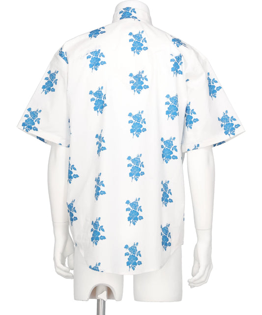 RIBBON COLLAR S/S SHIRT