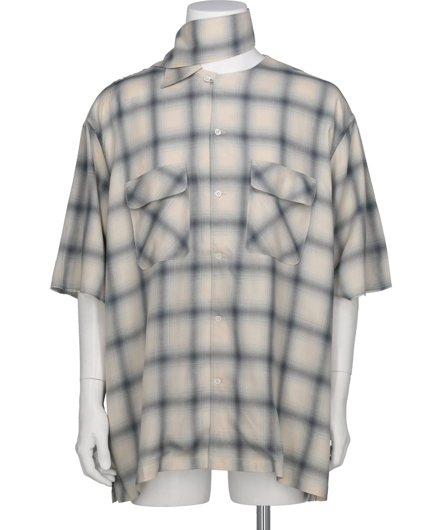 KEISUKEYOSHIDA(ケイスケヨシダ) 2026SS IMITATION LONG COLLAR SHIRT KYB61FJ108