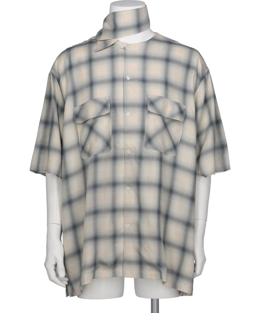KEISUKEYOSHIDA(ケイスケヨシダ) 2026SS IMITATION LONG COLLAR SHIRT KYB61FJ108