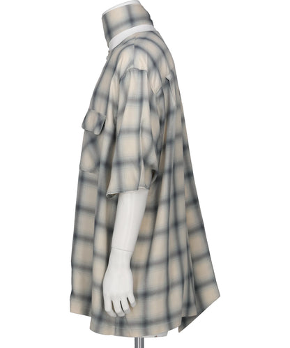 IMITATION LONG COLLAR SHIRT