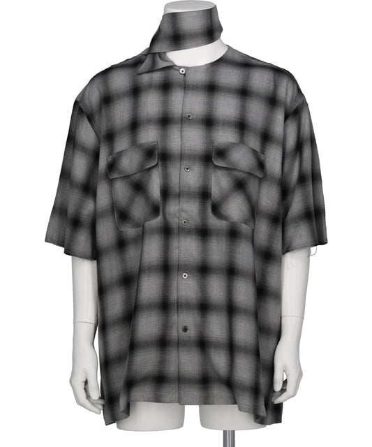 KEISUKEYOSHIDA(ケイスケヨシダ) 2026SS IMITATION LONG COLLAR SHIRT KYB61FJ108