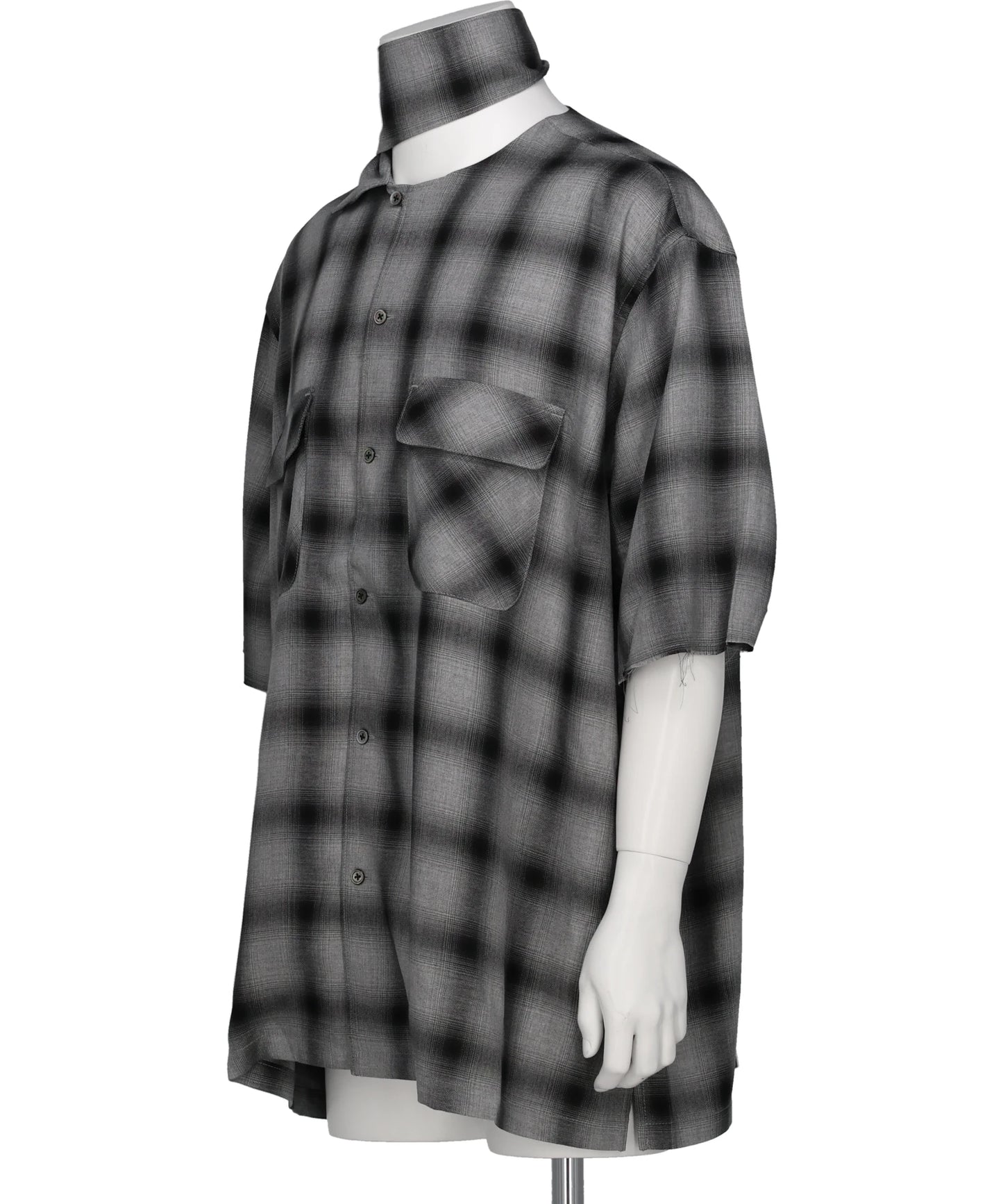 IMITATION LONG COLLAR SHIRT