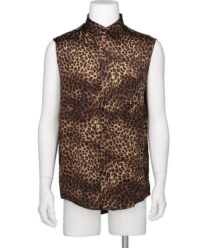 ERNEST W.BAKER(アーネストダブルベイカー) 2026SS SLEEVELESS SHIRT - CHEETAH　SH23-SR01