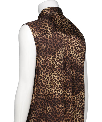 SLEEVELESS SHIRT - CHEETAH