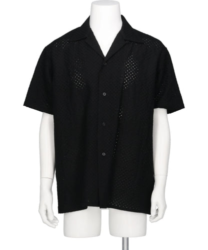 YOKE(ヨーク)EMBROIDERY OPEN COLLAR SHIRT