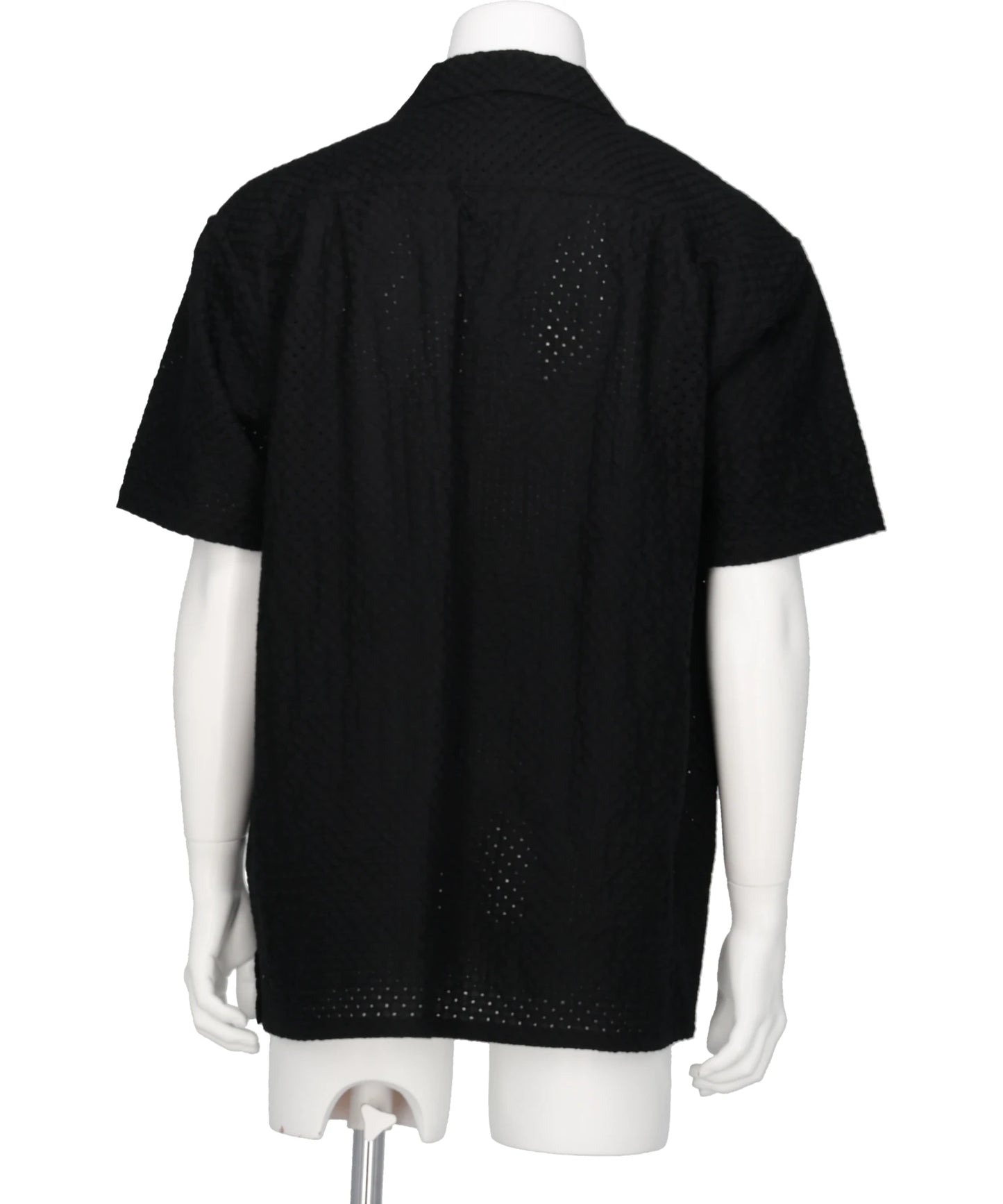 EMBROIDERY OPEN COLLAR SHIRT