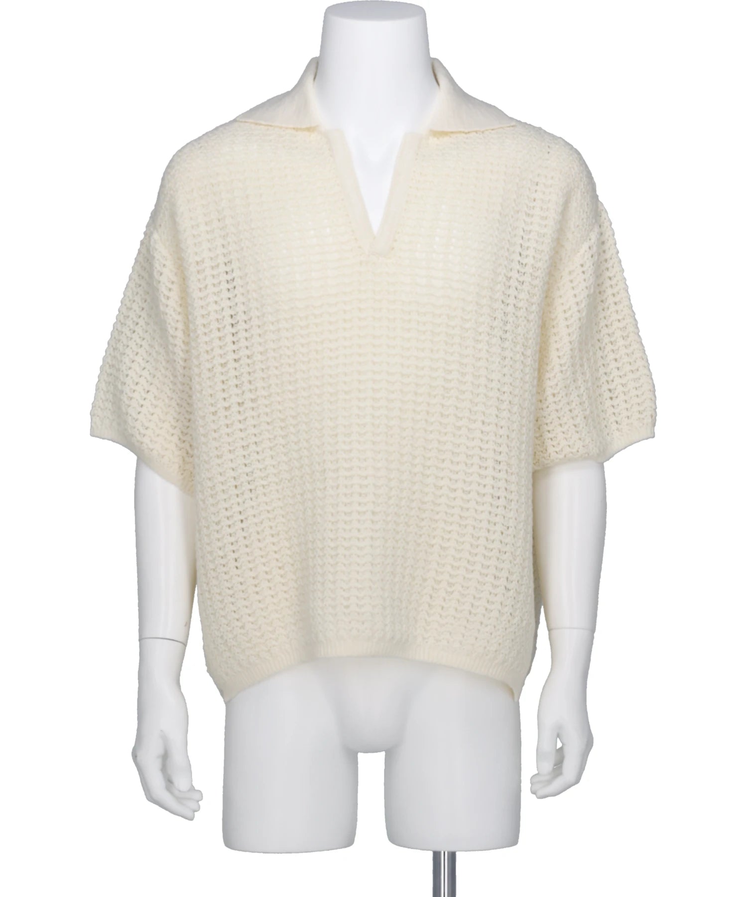 YOKE(ヨーク)MESH KNIT SKIPPER POLO SHIRT