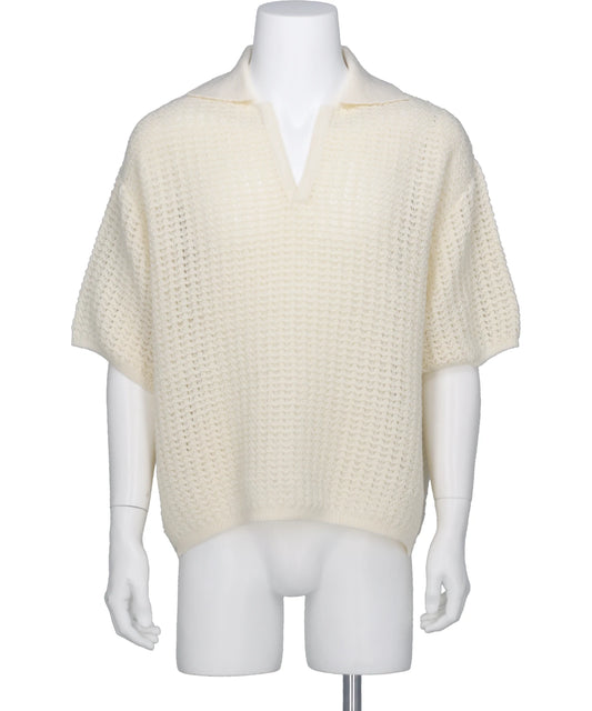 YOKE(ヨーク)MESH KNIT SKIPPER POLO SHIRT