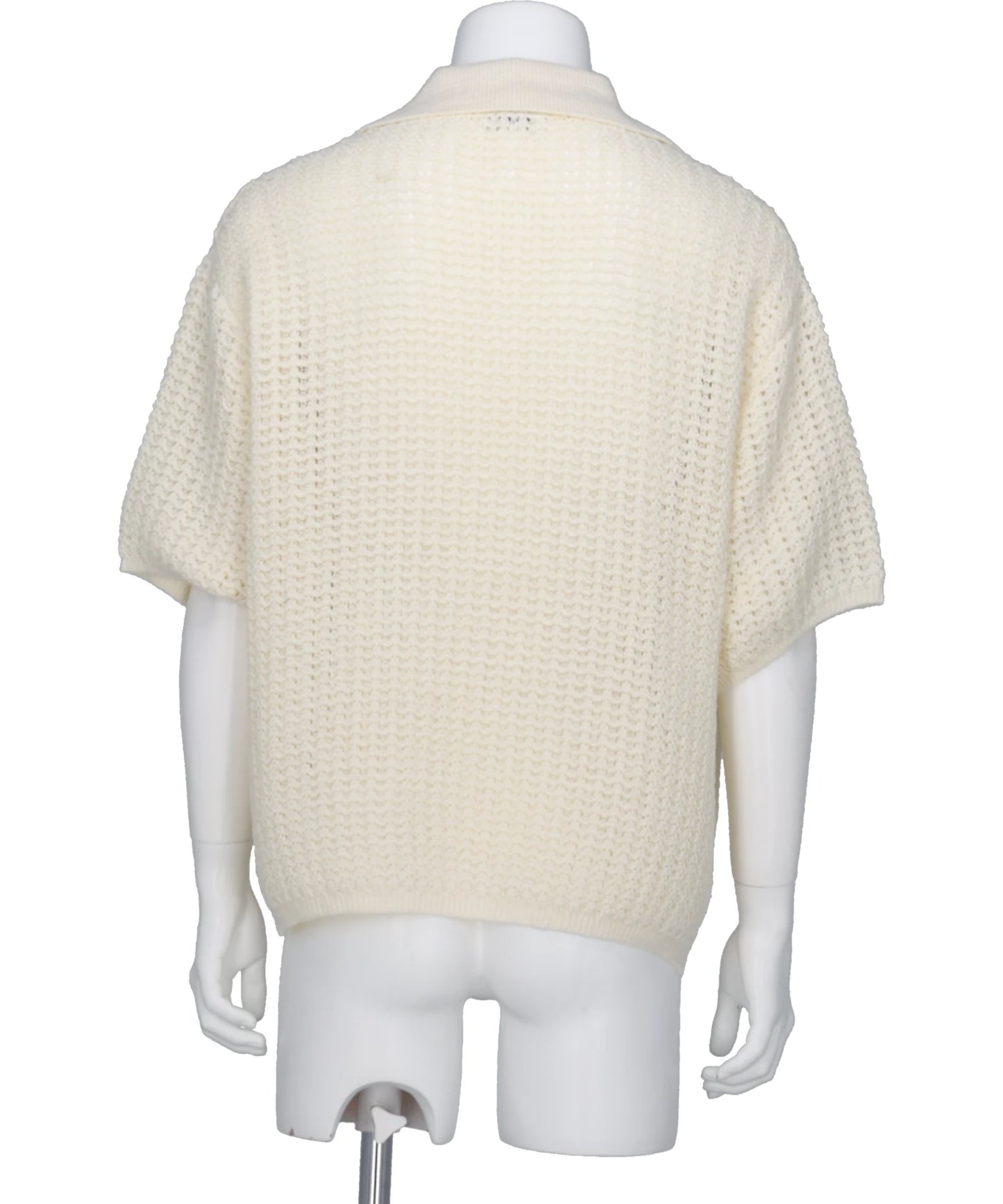MESH KNIT SKIPPER POLO SHIRT