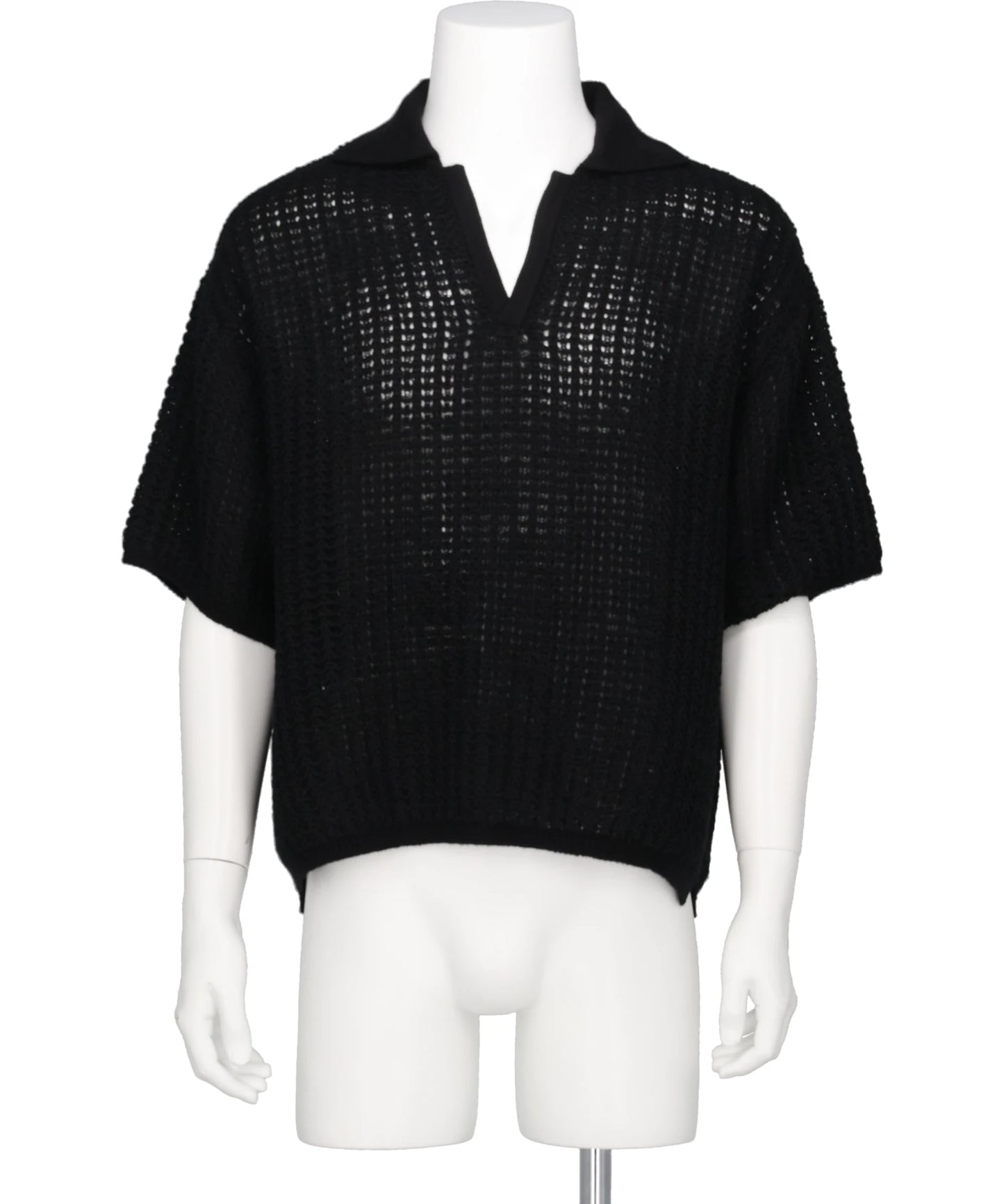 YOKE(ヨーク)MESH KNIT SKIPPER POLO SHIRT