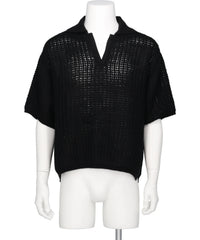 YOKE(ヨーク)MESH KNIT SKIPPER POLO SHIRT